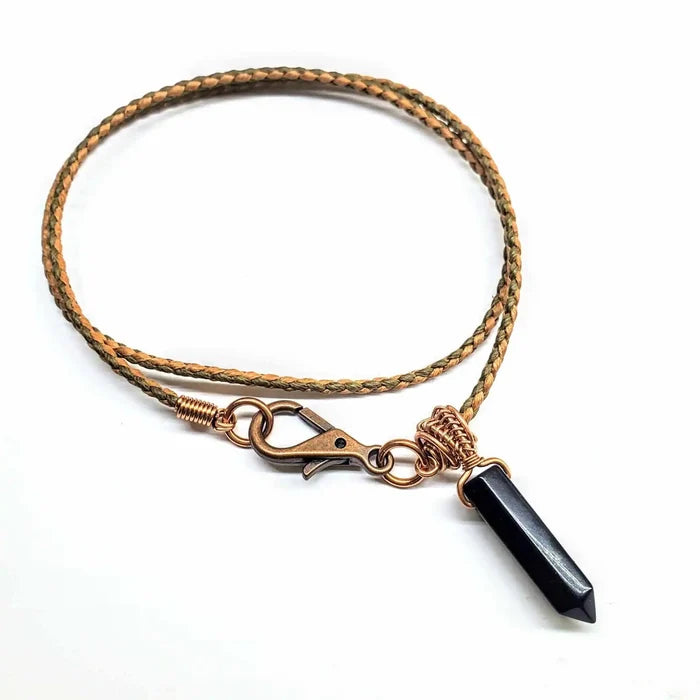 AMD1250-12Vegan Friendly Wire Wrapped Pointed Crystal NecklaceJewelryNecklace$ 45.00Alexa Martha Designs