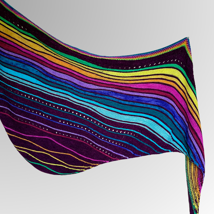 Veinticuatro Shawl Kit by Lauren Slagle (lolodidit) - KIT