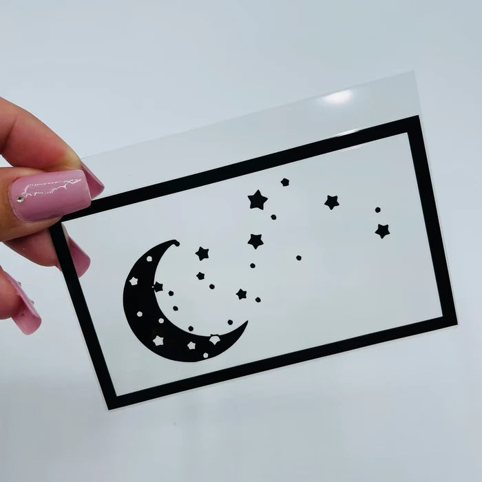 Vertical Twinkling Moon Dashboard