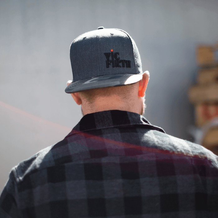 Vic Firth Gray Camo 6-Panel Snapback Hat