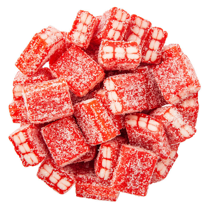 Vidal Strawberry Filled Bricks Gummy - 4.4lbs