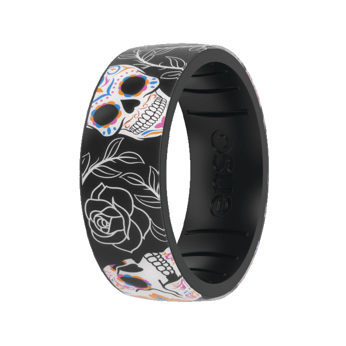 Sugar Skulls Silicone Ring - Vined Veil