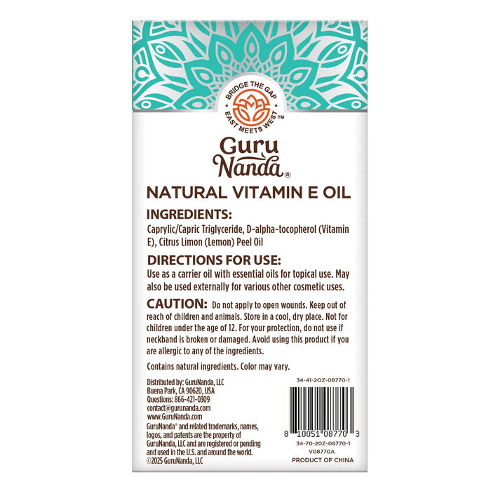 Vitamin E Oil 5,000 UI – 2 oz