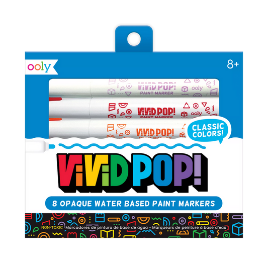 OOLY Vivid Pop! Water Based paint markers in packaging