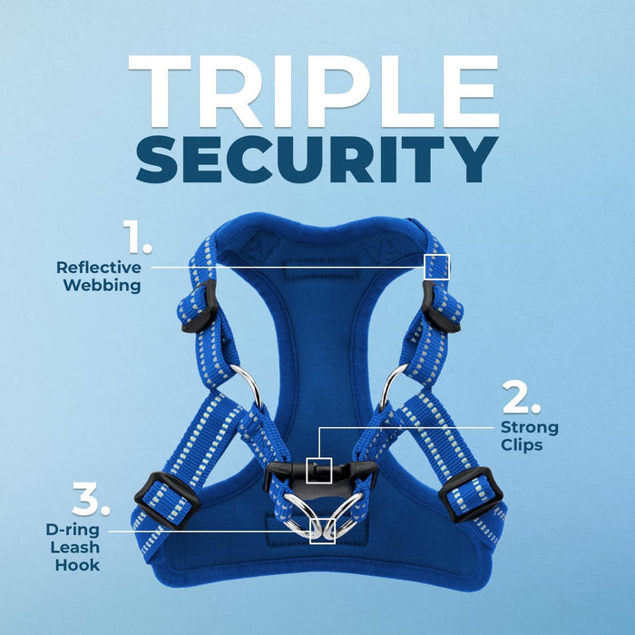 Voyager StepIn Flex Dog Harness Royal Blue Small