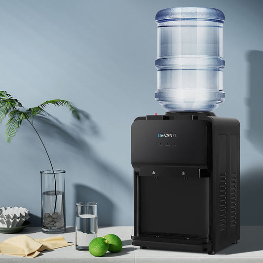 Water Cooler Dispenser Bench Top Cold Hot Two Taps Instant Machine Black-Home Living Store-Appliances > Kitchen Appliances