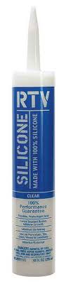 WHITE LIGHTNING RTV ALL PURPOSE  SILICONE SEALANT, CLEAR, 10 OZ. - WL099110C MEGA