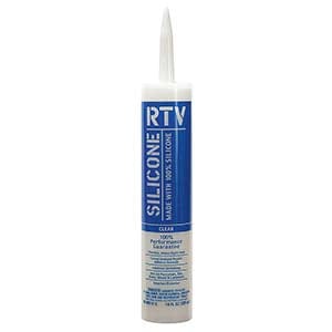 WHITE LIGHTNING RTV ALL PURPOSE  SILICONE SEALANT, CLEAR, 10 OZ. - WL099110C MEGA
