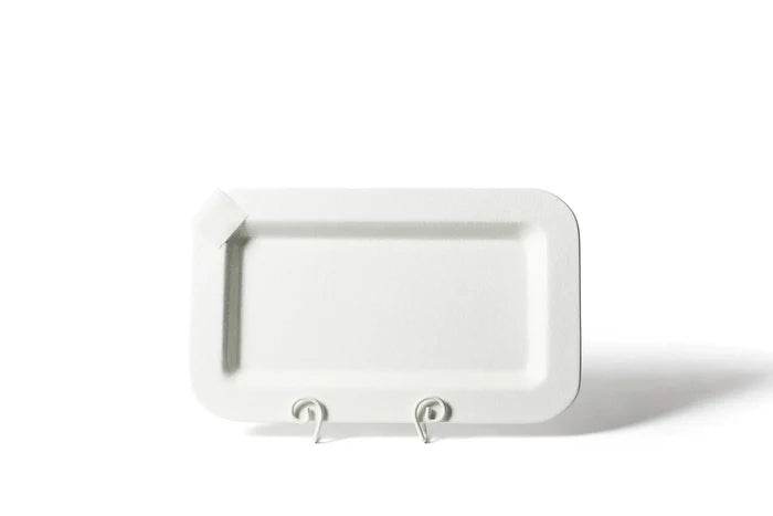 White Small Dot Mini Entertaining Platter