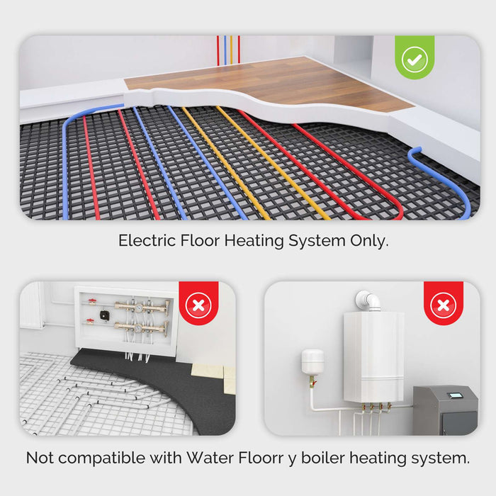 【GB】WiFi Electric Floor Heating / White