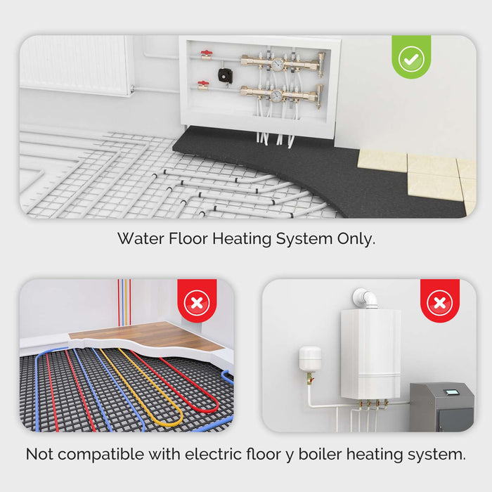 【GA】WiFi Water Floor Heating / White