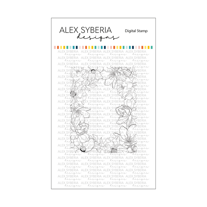 Winter Garden Digital Stamp