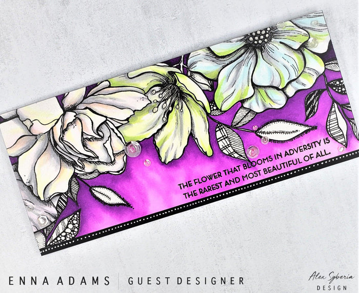 Winter Garden Digital Stamp - Alex Syberia Designs