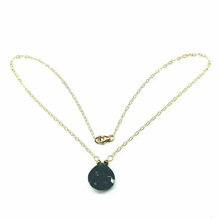 AMD1130-314K Gold Filled Emerald Necklace | Handmade Wire Wrapped Pear DropJewelryNecklace$ 56.00Alexa Martha Designs