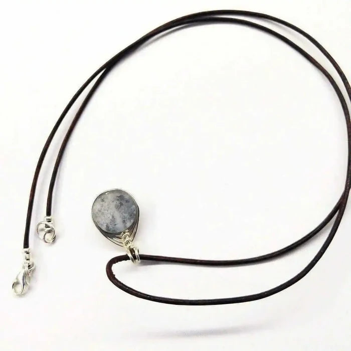 AMD1083 Wire Wrapped Rainbow Druzy Necklace Alexa MarthaJewelryNecklace$ 48.00Alexa Martha Designs