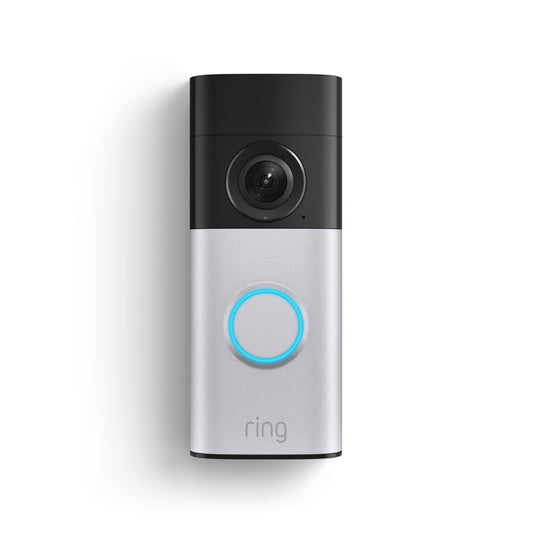 Nickel Silver:Wired Video Doorbell Plus (Newest gen)