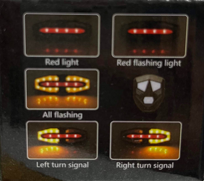 Wireless Remote Control Bike Turn Tail Light