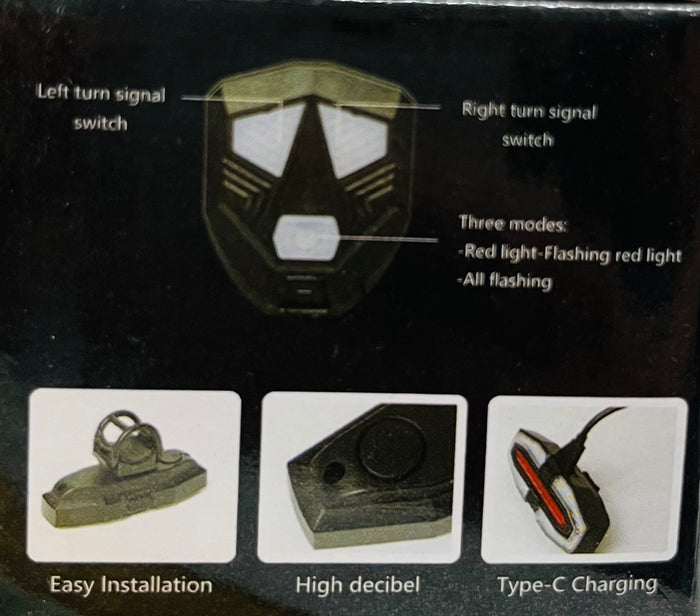 Wireless Remote Control Bike Turn Tail Light
