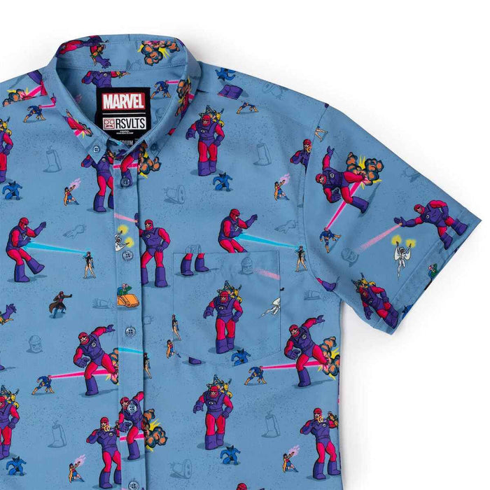 RSVLTS XS Marvel Short Sleeve Shirt X-Men “Night of the Sentinels” – KUNUFLEX Short Sleeve Shirt