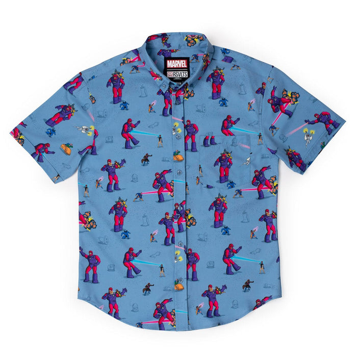 RSVLTS XS Marvel Short Sleeve Shirt Marvel X-Men “Night of the Sentinels” – KUNUFLEX Short Sleeve Shirt