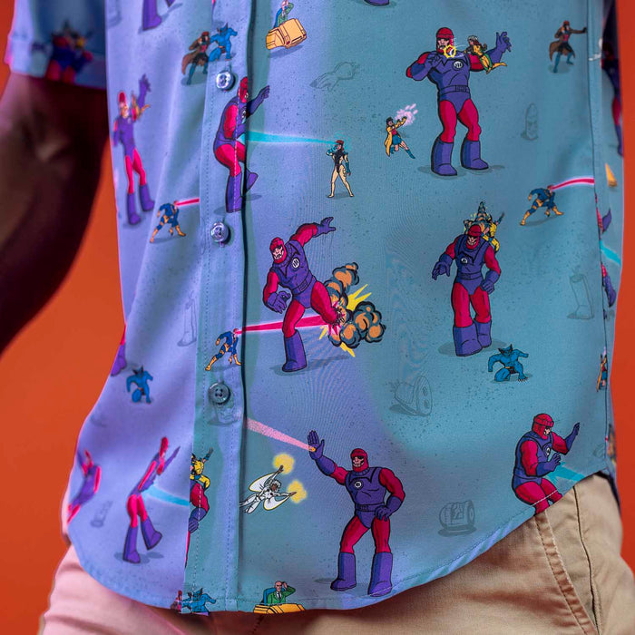 RSVLTS Marvel Short Sleeve Shirt Marvel X-Men “Night of the Sentinels” – KUNUFLEX Short Sleeve Shirt