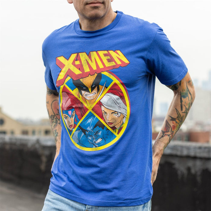 RSVLTS Marvel Crewneck T-shirt X-Men"Animated Squad" – Crewneck Tee