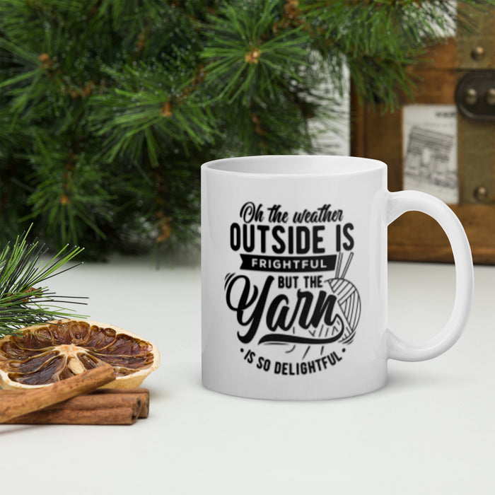 Yarn Delightful - White Glossy Mug