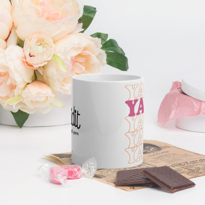 YARN YARN YARN - White Glossy Mug
