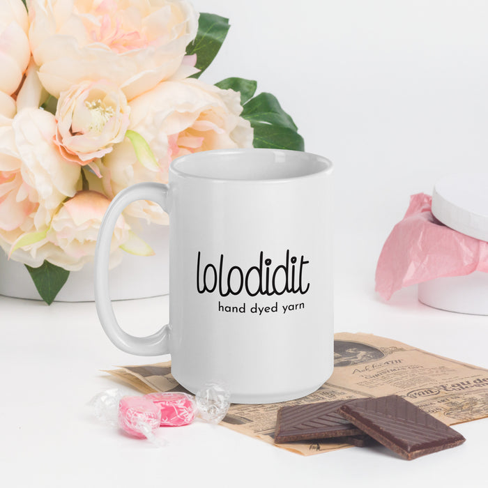 YARN YARN YARN - White Glossy Mug