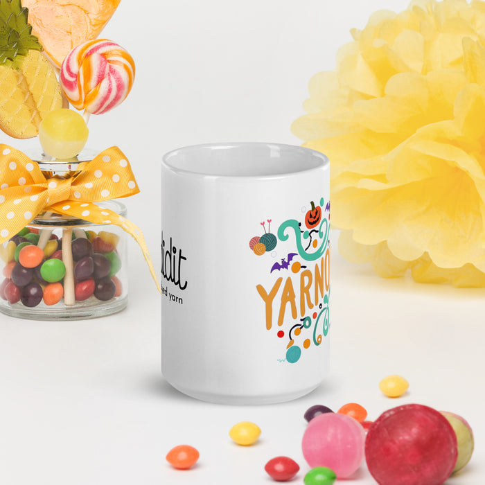 Yarnoween - White Glossy Mug
