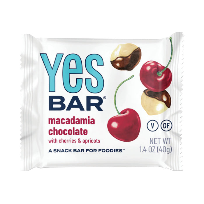 Yes Bar Macadamia Chocolate Candy Bars - 6 Count