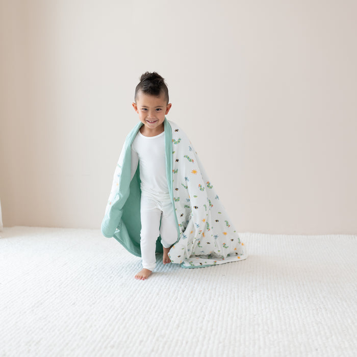 Child running with Youth Blanket in The Very Hungry Caterpillar™ and Friends 2.5