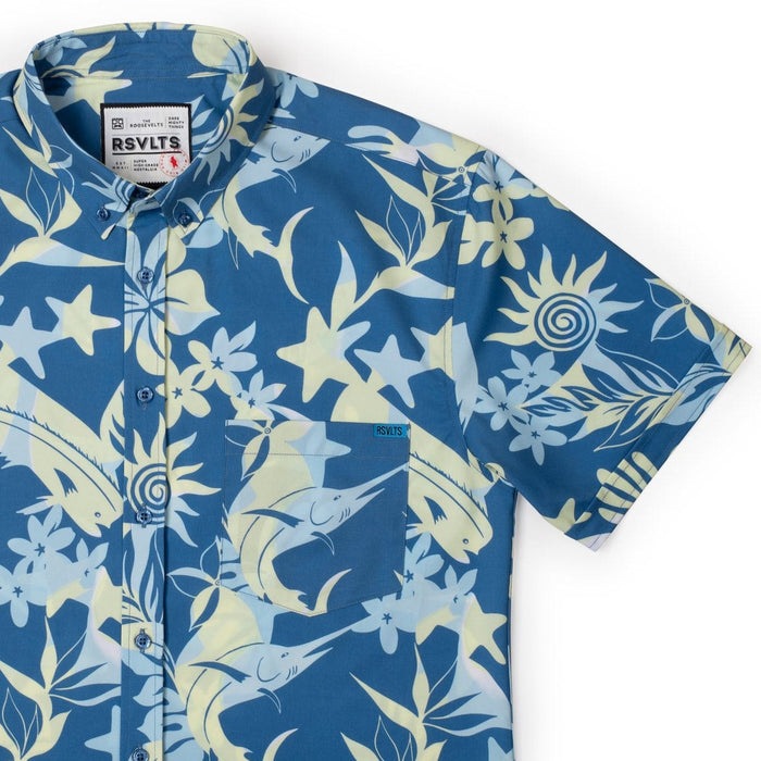 RSVLTS RSVLTS Fish "You've Got Sail" _ KUNUFLEX Short Sleeve Shirt