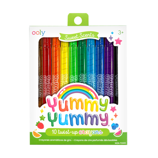 OOLY Yummy Yummy Scented Twist-Up Crayons packaging front