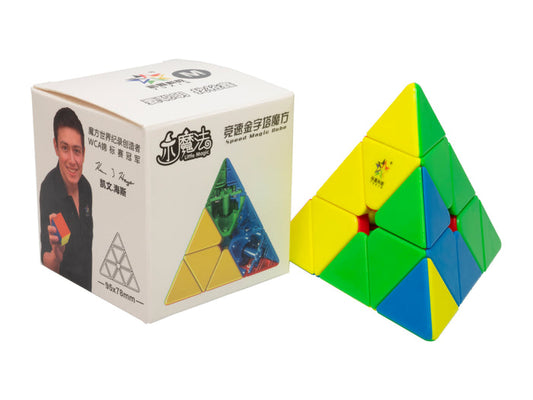 YuXin Little Magic Pyraminx M - Stickerless (Bright)