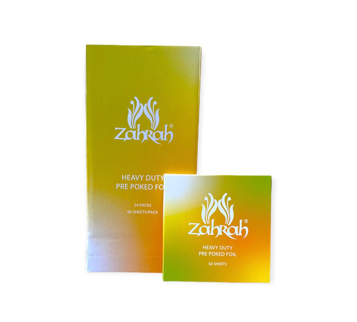 Zahrah heavy duty pre-poked hookah foil (Wholesale)
