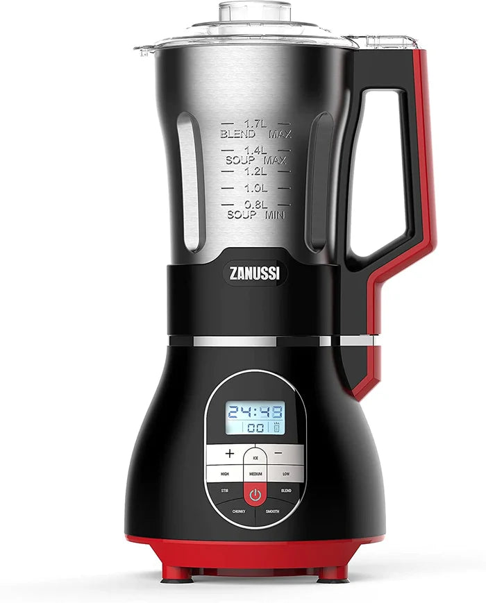 Zanussi  Soup Maker/Blender RED ZSB810RD  1.7L Blender & Soup Maker Italian Design Red & Black