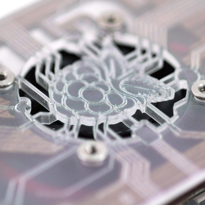 Zebra Virtue Fan Case - Wood Mist [Discontinued] by C4 Labs - The Pi Hut