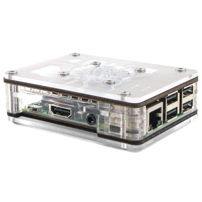 Zebra Virtue Fan Case - Wood Mist [Discontinued] by C4 Labs - The Pi Hut