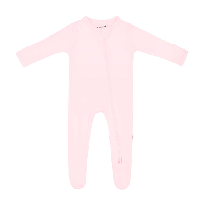 Kyte Baby Zippered Footie in Sakura