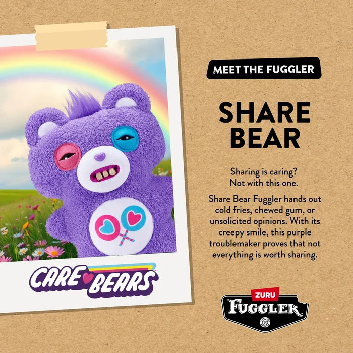 Zuru Fugglers 9 Inch Care Bears - Share Bear