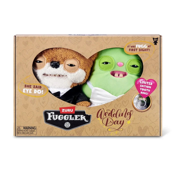 Zuru Fugglers 9 Inch Wedding Fuggs Plush Toy 2 Pack