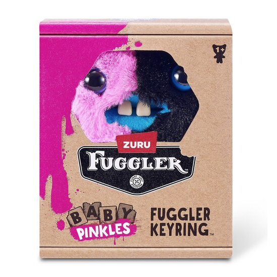 Zuru Fugglers Baby Pinkles 3.5 Inch Plush Keyring - Hearty McFarty