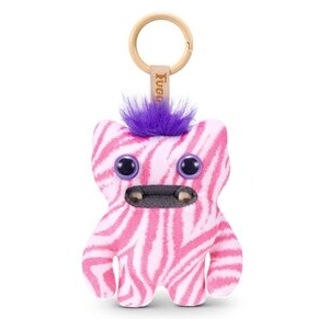 Zuru Fugglers Baby Pinkles 3.5 Inch Plush Keyring - Wide Eyed Weirdo