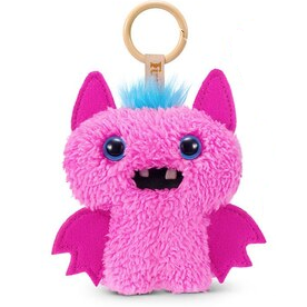 Zuru Fugglers Baby Pinkles 3.5 Inch Plush Keyring - Winged Bat